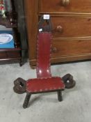 An old spinning chair.