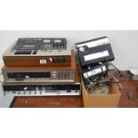 SHARP equipment - A Sharp Stereo Reciver, a Sharp Solid State Stereo, a Sharp RT-3500,