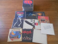 A Box (Appox 60) of Progressive and Classic Rock LP’s records Jimi Hendrix, Pink Floyd .