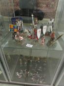 A mixed lot of lead and plastic soldiers including Del Prado,