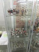 A collection of approximately 50 Del Prado soldiers (11 mounted),