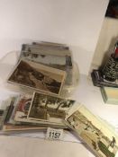 In excess of 300 old postcards including many Lincolnshire