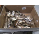 A quantity of good Danish silver plated cutlery