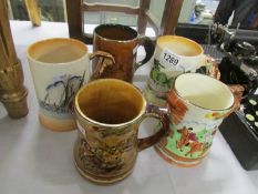 5 Arthur Wood tankards