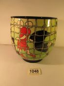A Buchan Dennis china works football vase, marked RMC 2009L, B.D. Des, trial 2 and signed A W.