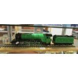 A scratch built '0' gauge model of The Flying Scotsman (not motorised).