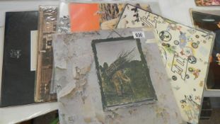 9 Led Zeppelin LP albums