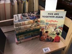 Enid Blyton - 8 books including 1st edition of Five Are Together Again,