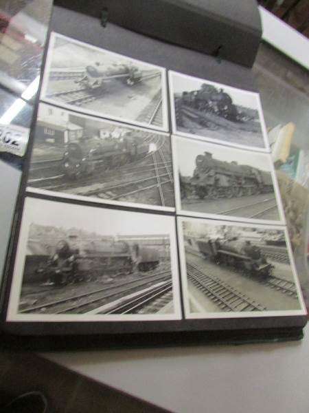 5 albums of 1960/1970's railway photographs covering BR standard class steam locomotives, - Image 10 of 11