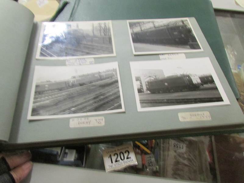 5 albums of 1960/1970's railway photographs covering BR standard class steam locomotives, - Image 8 of 11