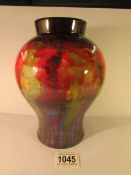 A Doulton flambe' vase, trial Sung peice,