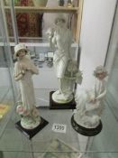 3 female figurines