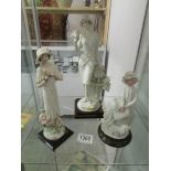 3 female figurines