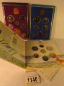 1970 & 1977 mint uncirculated Uk and NI coin sets plus 1989 brilliant uncirculated coin collection