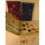 1970 & 1977 mint uncirculated Uk and NI coin sets plus 1989 brilliant uncirculated coin collection