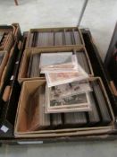 A tray of 3 boxes of postcards, mostly Yorkshire.