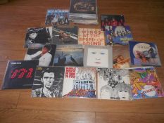 A Box (Appox 60) Rock and Pop LP’s records Beatles Peter Gabriel, Police, Roxy Music.