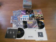 A Box (Appox 60) of Progressive and Classic rock LP’s records Beatles, Queen, Bob Dylan,, U2, Yes ,