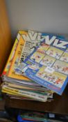 A collection of VIZ Magazines