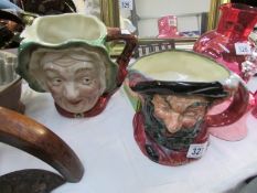 2 Royal Doulton character jugs