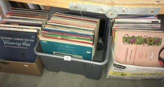 3 boxes of mixed records