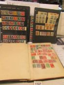 An album of stamps and sheets of stamps