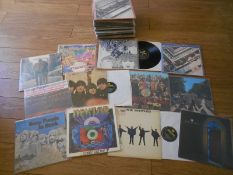 A Box (Appox 60) of Progressive and Classic rock LP’s records Beatles, Peep Purple, Nektar,