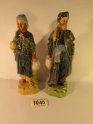 A pair of 19th century Arab figurines