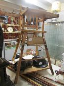 A vintage high chair