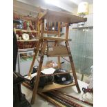 A vintage high chair