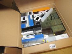 A box containing a large quantity of 35mm colour slices of military aircraft from many countries