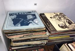 A large collection of albums mainly Jazz and Big Band