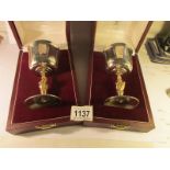 A boxed pair of Garrard & Co.