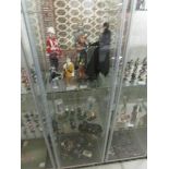 A mixed lot of lead and plastic figures including Del Prado military, Britains, Batman etc,