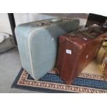 2 old suitcases including Revelation