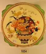 A Clarice Cliff Royal Staffordshire pottery plate