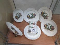 9 items of ceramic tea ware