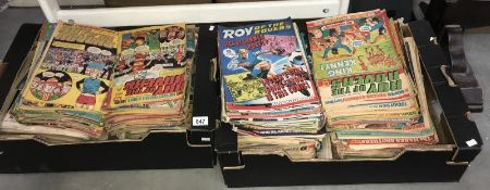 A large quantity of Roy of The Rovers comics (approximately 400)