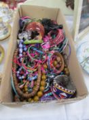 A box of costume jewellery