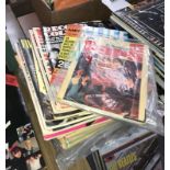 A large quantity of music magazines etc