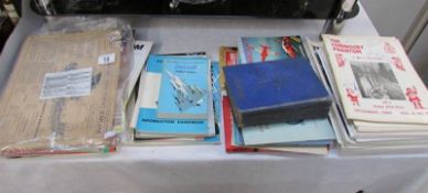 A mixed lot of books including R.A.F.