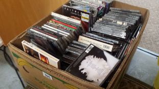 A large quantity of CDs