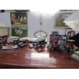 A quantity of model cars