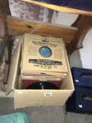 A box 78 rpm records