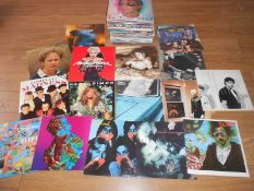 A Box of (Appox 60) Rock and Pop LP’s records Dire Straits, Peter Gabriel, The Cure, Pezlanf,