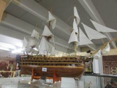 A large model galleon