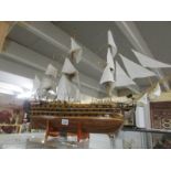 A large model galleon