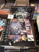 A larger quantity of albums including Dr Hook, Mott the Hoople,