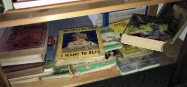 A large collection of early children's books and annuals