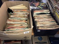 2 boxes of singles mostly 1960's